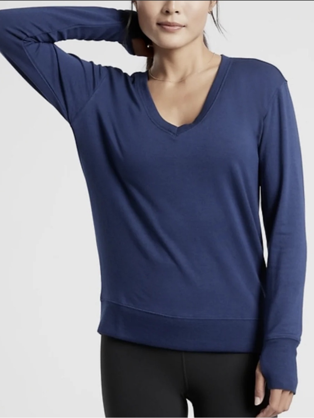 Athleta Sunrise V-Neck Sweatshirt